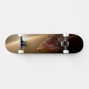 Eine große Eruption um Star Ngc 2547-Id8. Skateboard