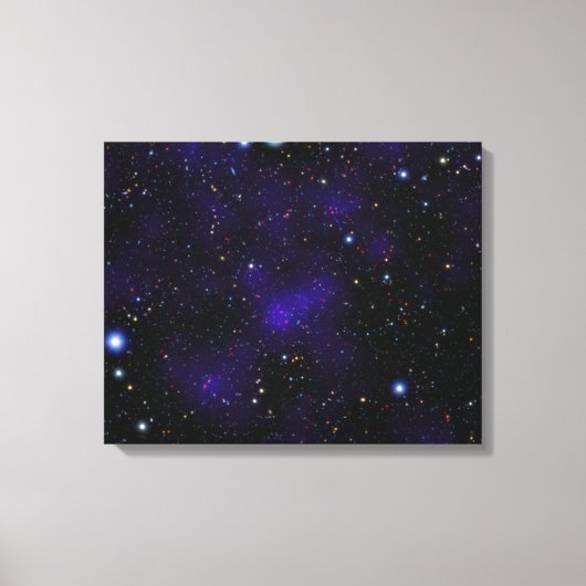 Eine große Galaxiensammlung Leinwanddruck (Vorderseite)