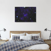 Eine große Galaxiensammlung Leinwanddruck (Insitu (Schlafzimmer))