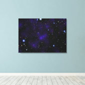 Eine große Galaxiensammlung Leinwanddruck (Insitu (Holzboden))
