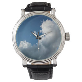 Eine große gekrümmte Wolke Armbanduhr
