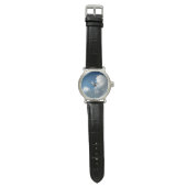 Eine große gekrümmte Wolke Armbanduhr (Flach)