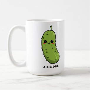 Eine große Gurke Süße Gurke Wortwitz Lustiger Mädc Kaffeetasse