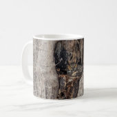 Eine große Horned Owl in Kaffeetasse (Vorderseite Links)