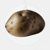 Eine große Kartoffel Ornament Aus Metall (Rückseite)