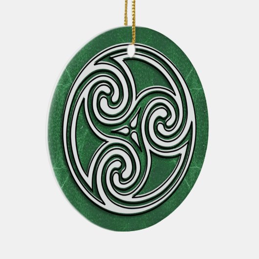 Eine große keltische oder irische keramikornament (Rechts)