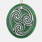 Eine große keltische oder irische keramikornament (Links)