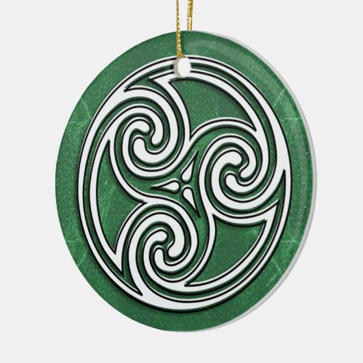 Eine große keltische oder irische keramikornament (Links)