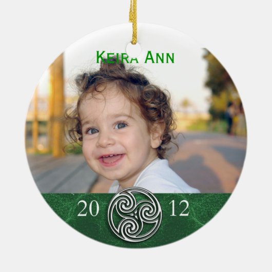 Eine große keltische oder irische keramikornament (Hinten)