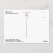 Eine große Last aufzeichnen Postkarte (Rückseite)