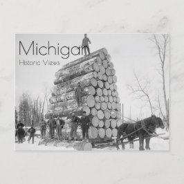 Eine große Last aufzeichnen Postkarte