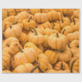 Eine große Menge an Pumpkins Geschenkpapier (Flach)