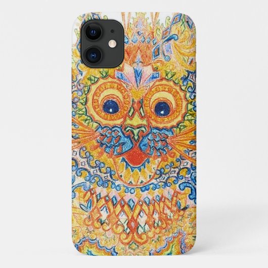 Eine große Mit Augen Katze, Louis Wain Case-Mate iPhone Hülle (Rückseite)