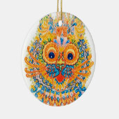 Eine große Mit Augen Katze, Louis Wain Keramik Ornament (Rechts)