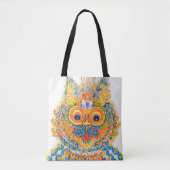 Eine große Mit Augen Katze, Louis Wain Tasche (Vorderseite)
