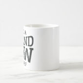 Eine große Paw zu sein ist Ruff Dog Großvater Kaffeetasse (Mittel)