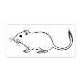 Eine große Ratte Gummistempel (Prägung)