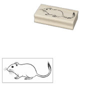 Eine große Ratte Gummistempel (Stempel)