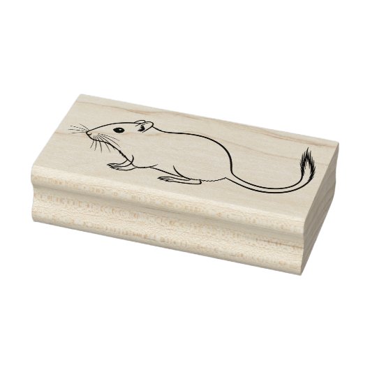 Eine große Ratte Gummistempel (Stempel)