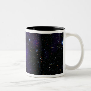 Eine große Sammlung Galaxien Zweifarbige Tasse