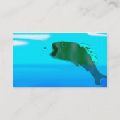 Eine große Sprungs-FarbVisitenkarte Visitenkarte (Rückseite)