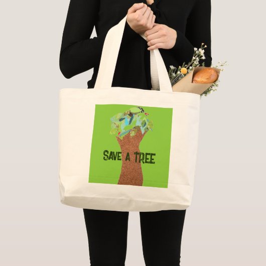 Eine große Tasche mit Baumkronen gerettet (Vorderseite (Produkt))