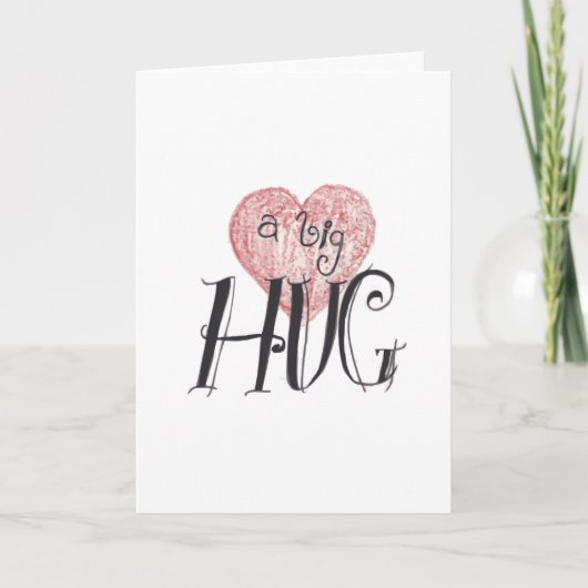Eine große Umarmung Feiertagskarte (Vorderseite)