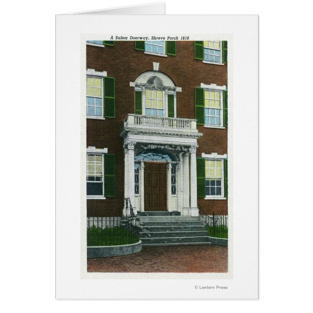 Eine große Veranda, Salem-Türenansicht (Vorne)