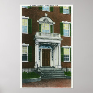 Eine große Veranda, Salem-Türenansicht Poster