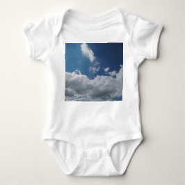 Eine große weiße Wolke Baby Strampler