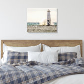 Eine große Welle bricht ins Licht Frankfort Leinwanddruck (Insitu (Schlafzimmer))