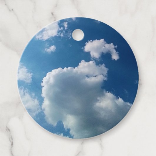 Eine große Wolke Geschenkanhänger (Vorderseite)