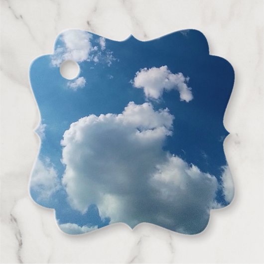 Eine große Wolke Geschenkanhänger (Vorderseite)