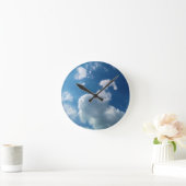 Eine große Wolke Runde Wanduhr (Zuhause)