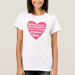 Eine größere Mama - Muttertag - Mama Tochter Liebe T-Shirt