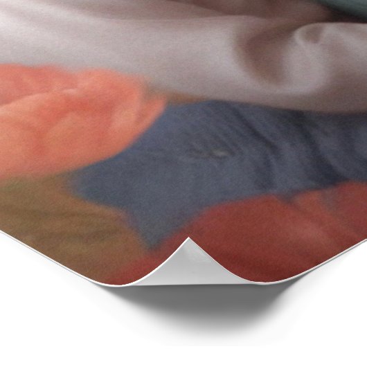 Eine Großmutter-Embrace - Oma & Kind Poster (Ecke)