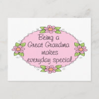 Eine Großmutter zu sein macht jeden Tag etwas Beso