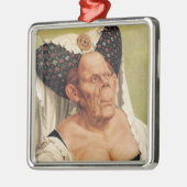 Eine groteske alte Frau, vielleicht Prinzessin Silbernes Ornament (Links)
