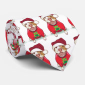 Eine Grube Stier im Bärn-T-Shirt Krawatte (Gerollt)