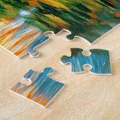 Eine grüne Flussüberquerung Puzzle (Seite)