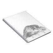 Eine grüne Meeresschildkröte im Grayscale Notizblock (Rechte Seite)