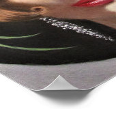 Eine grüne Mit Augen Lady Poster (Ecke)