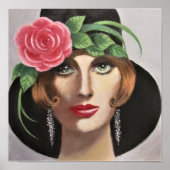 Eine grüne Mit Augen Lady Poster (Vorne)