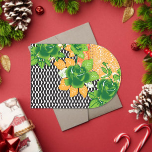 eine grüne und gelbe Wand Acryleinladungen