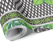 eine grüne und gelbe Wand Geschenkpapier (Rolleneckpunkt)