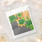 eine grüne und gelbe Wand Geschenktütchen (Ausgeschnitten)