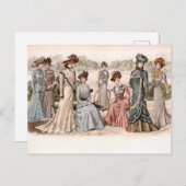 Eine Gruppe Edwardian Ladys Vintag Fashion Postkarte (Vorne/Hinten)