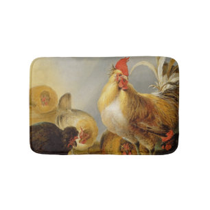 Eine Gruppe Hof-Geflügel, 1643 Badematte