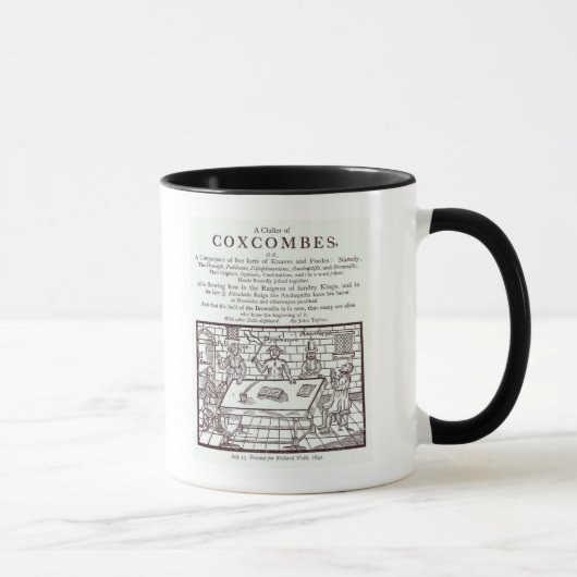 Eine Gruppe von Coxcombes durch John Taylor Tasse (Rechts)