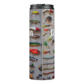 Eine Gruppe von Fischköpfen personalisieren Thermosbecher (Rückseite)